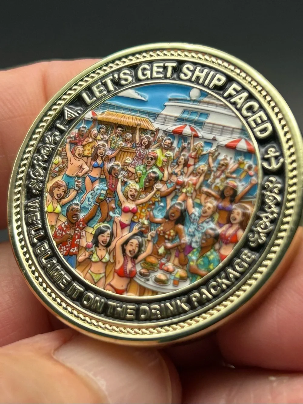 Cruising with our squad gift challenge coin-Cruise Lovers Collection NEW!